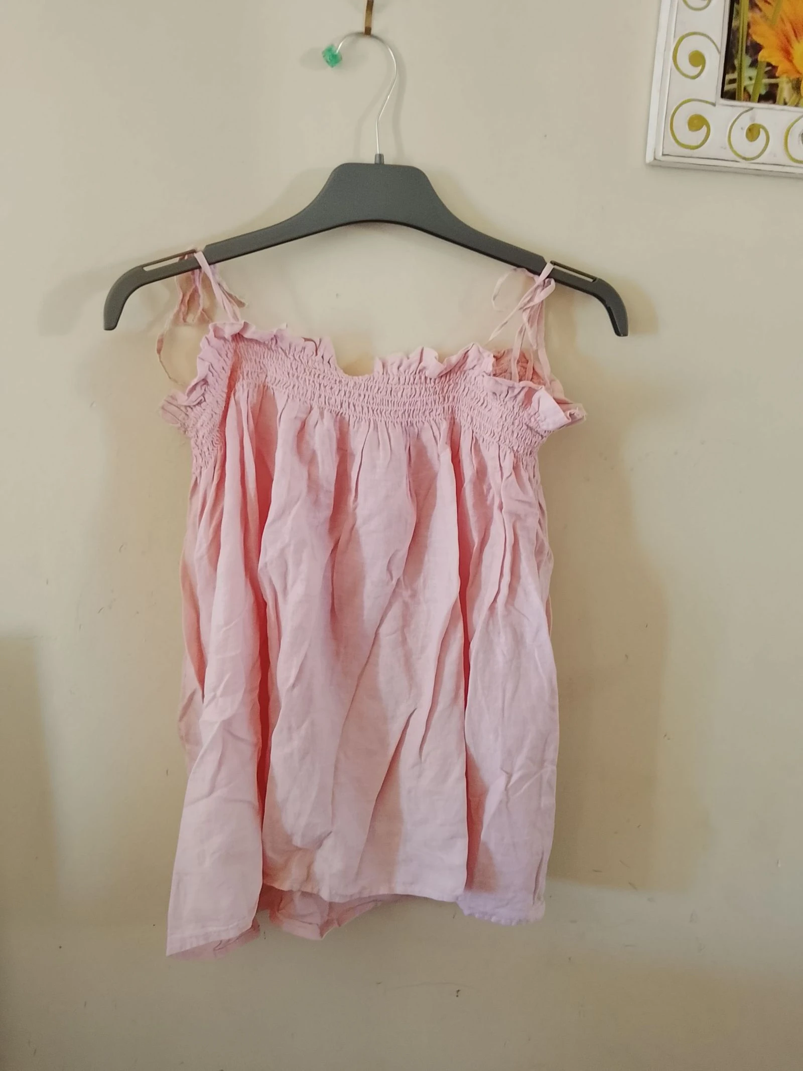 👒 MANGO Tamanho 38 Top de linho rosa em perfeito estado NP 39 e👒 – photo 4